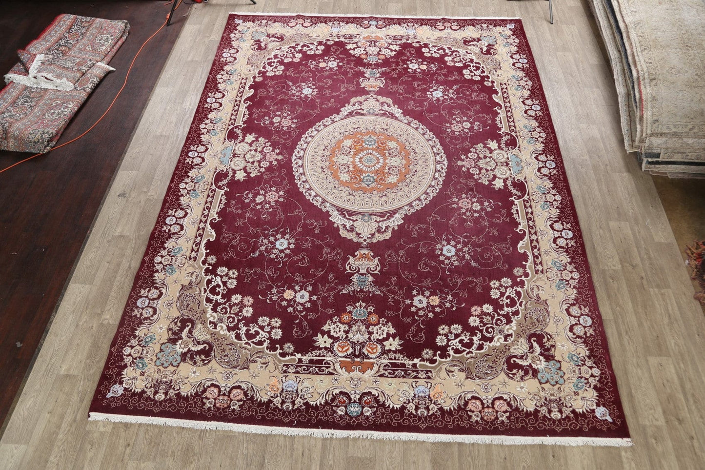 Floral Aubusson Oriental Area Rug 10x13