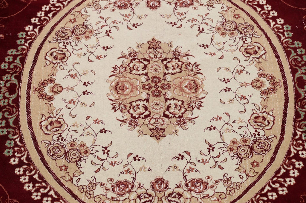 Floral Aubusson Oriental Area Rug 10x13