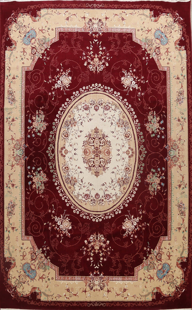 Floral Aubusson Oriental Area Rug 10x13