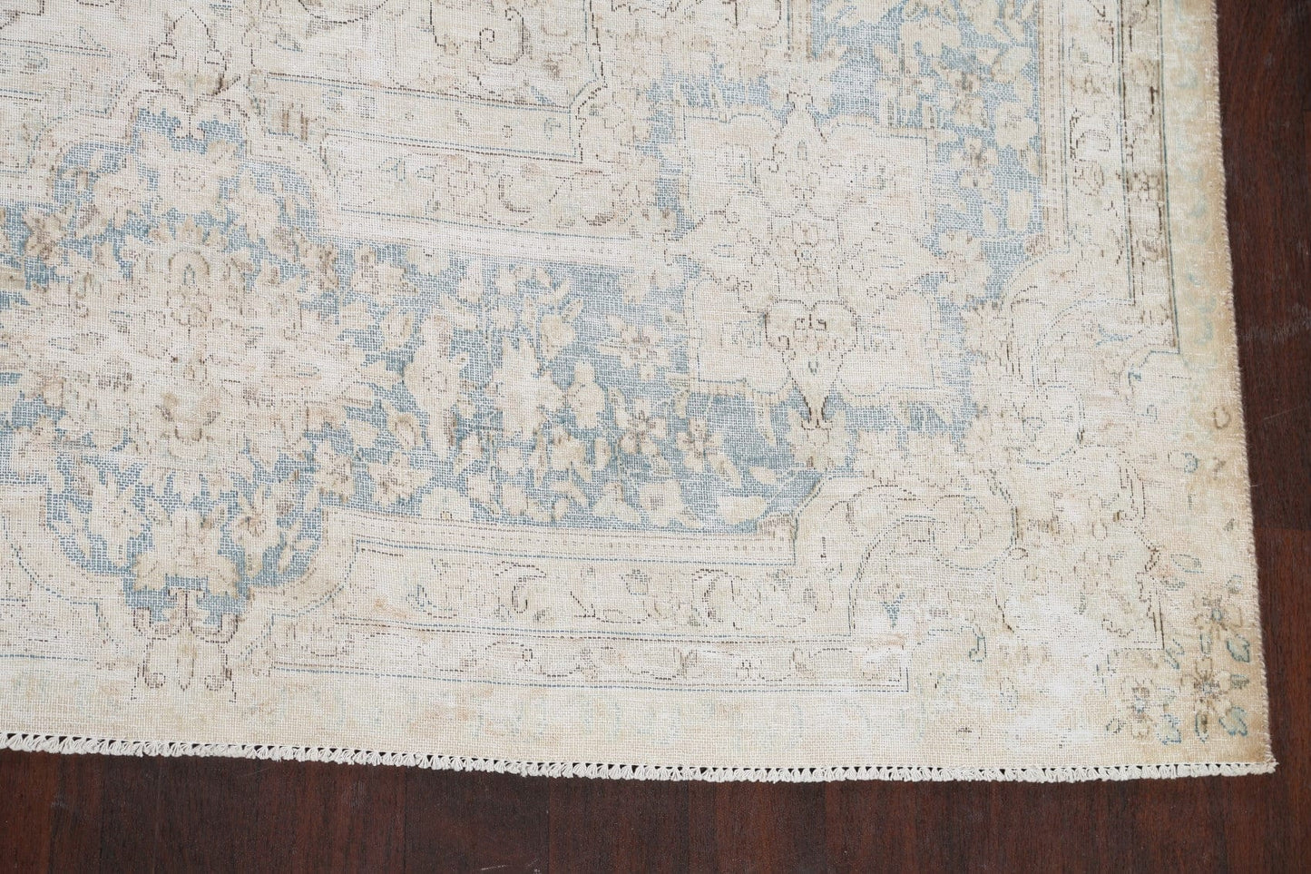 Distressed Kerman Persian Area Rug 10x13