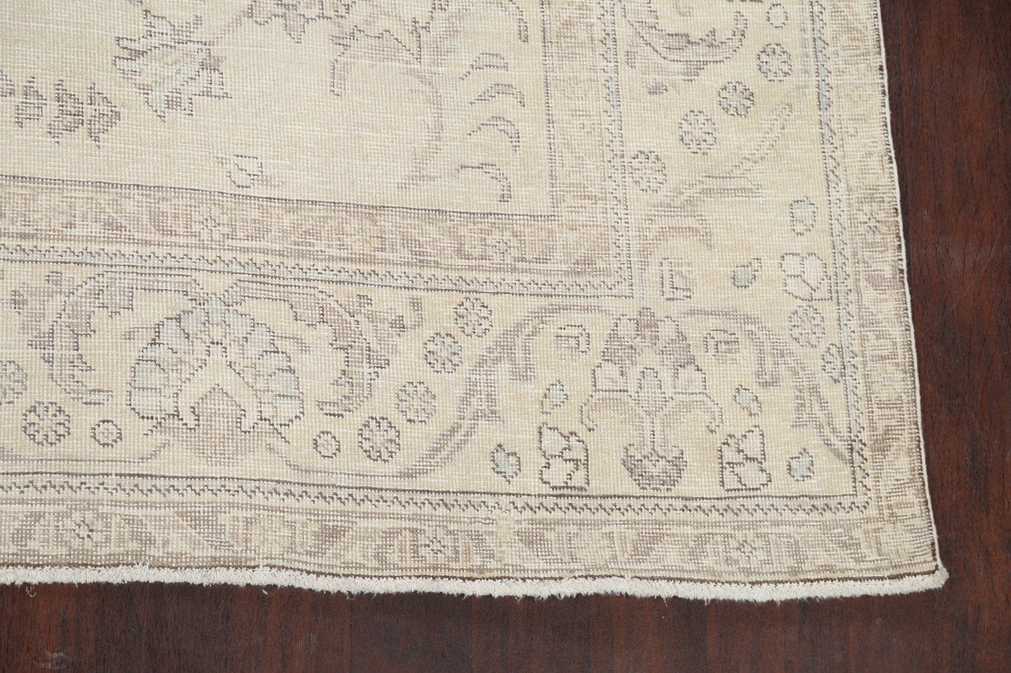 Muted Distressed Tabriz Persian Area Rug 8x11