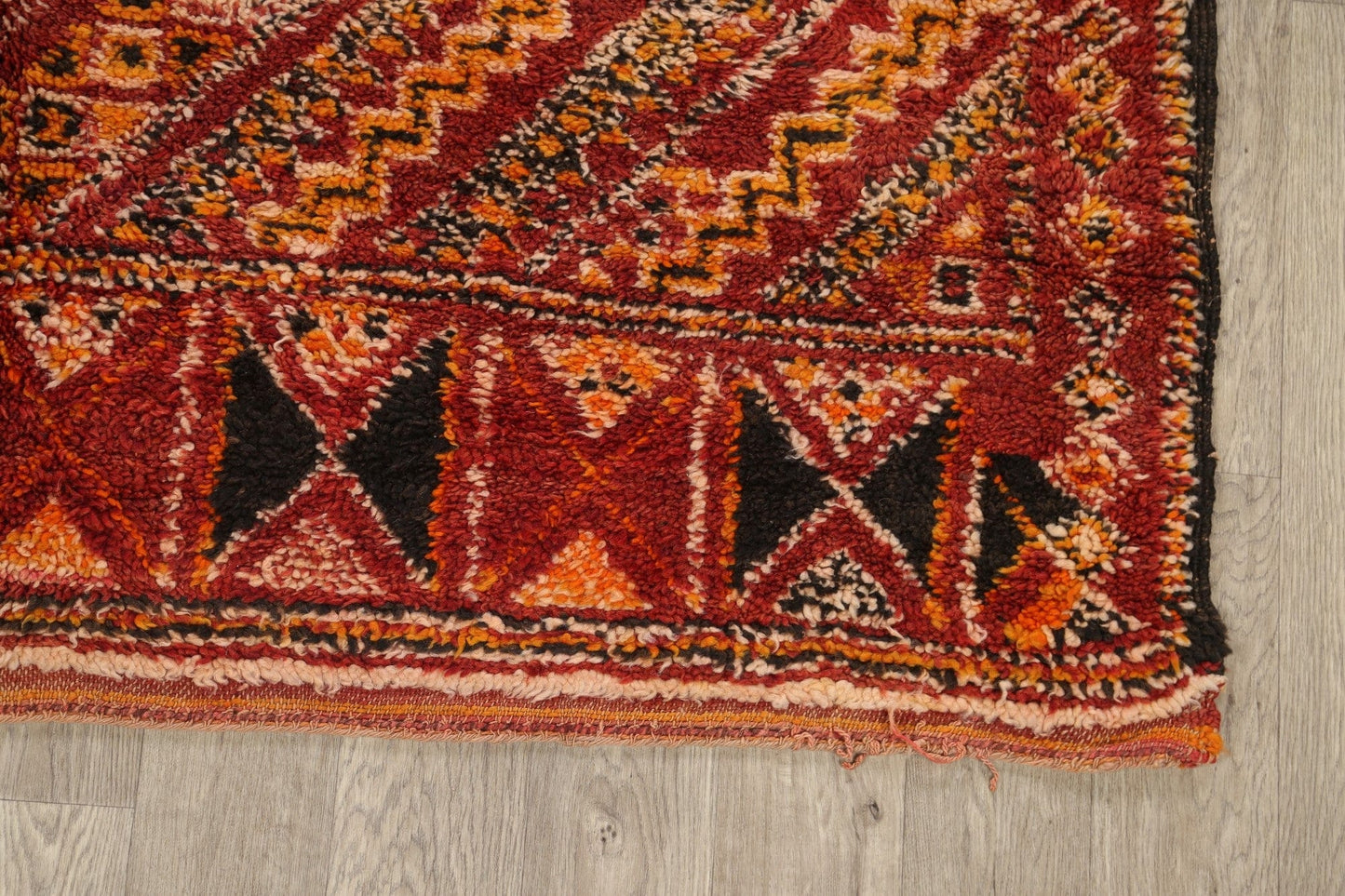 Tribal Moroccan Oriental Area Rug 6x11