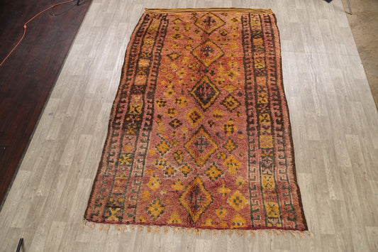 Tribal Moroccan Oriental Area Rug 7x11