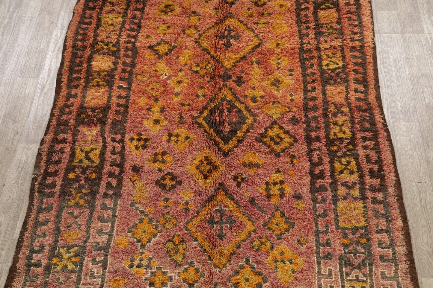 Tribal Moroccan Oriental Area Rug 7x11