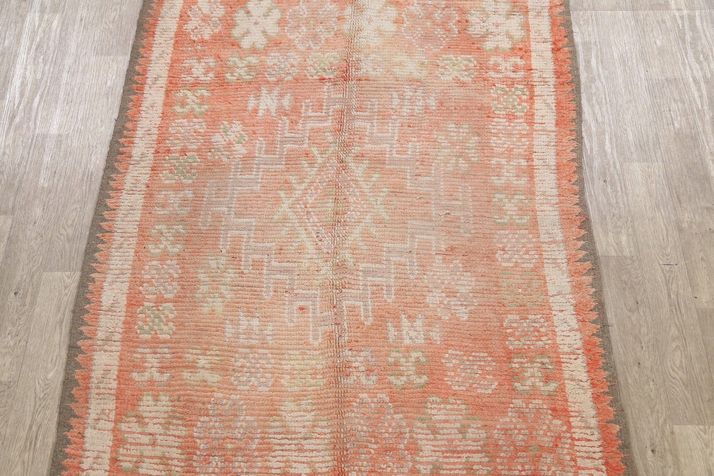 Pre-1900 Antique Tribal Moroccan Oriental Area Rug 6x10