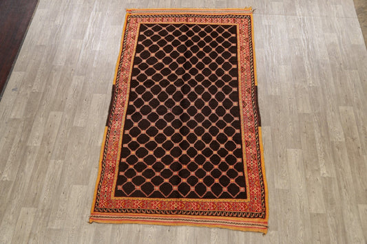 All-Over Tribal Moroccan Oriental Area Rug 5x9