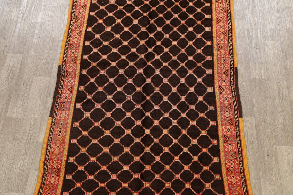 All-Over Tribal Moroccan Oriental Area Rug 5x9