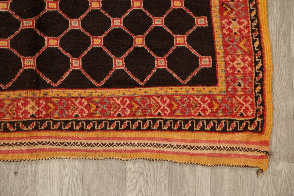 All-Over Tribal Moroccan Oriental Area Rug 5x9