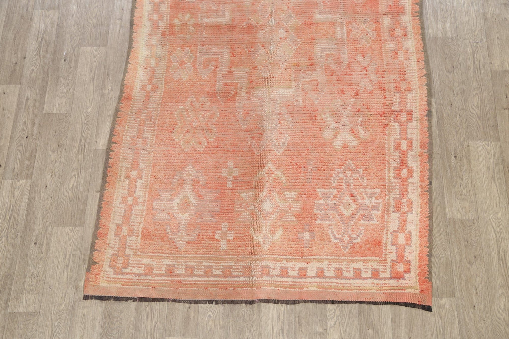 Pre-1900 Antique Tribal Moroccan Oriental Area Rug 5x9