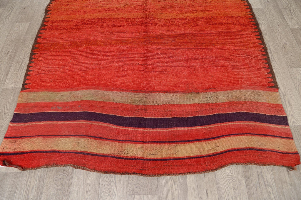 Tribal Moroccan Oriental Runner Rug 5x17