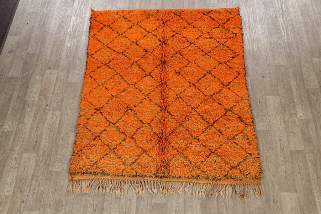 Trellis Moroccan Wool Area Rug 6x7