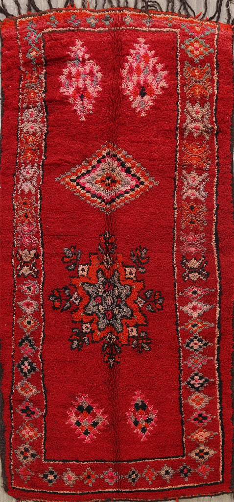 Tribal Moroccan Oriental Area Rug 5x10