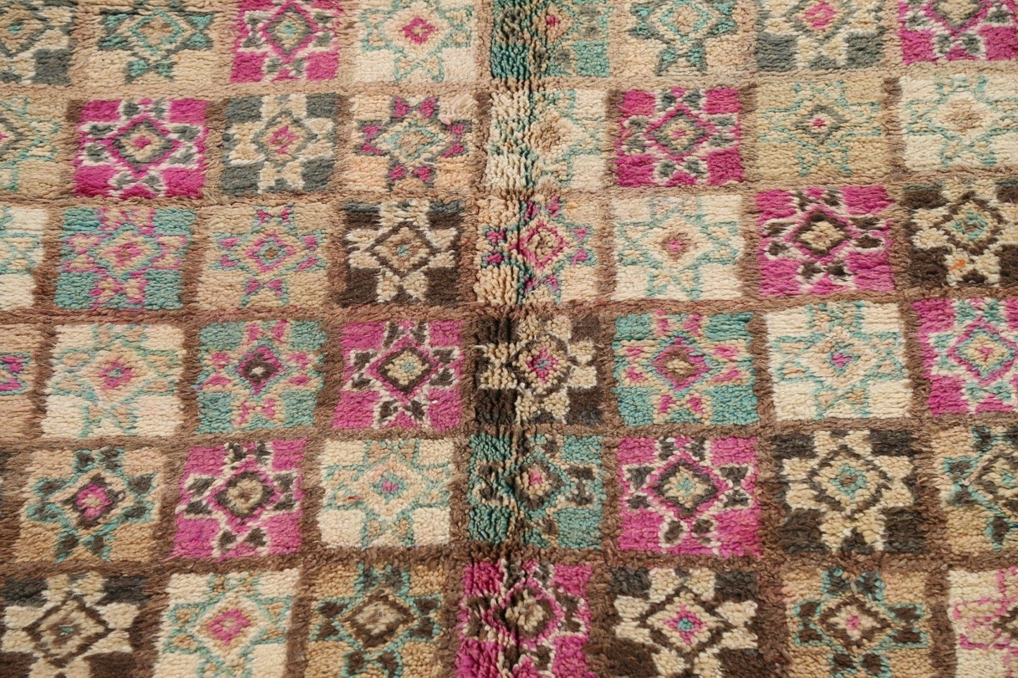 Tribal Moroccan Oriental Area Rug 6x11