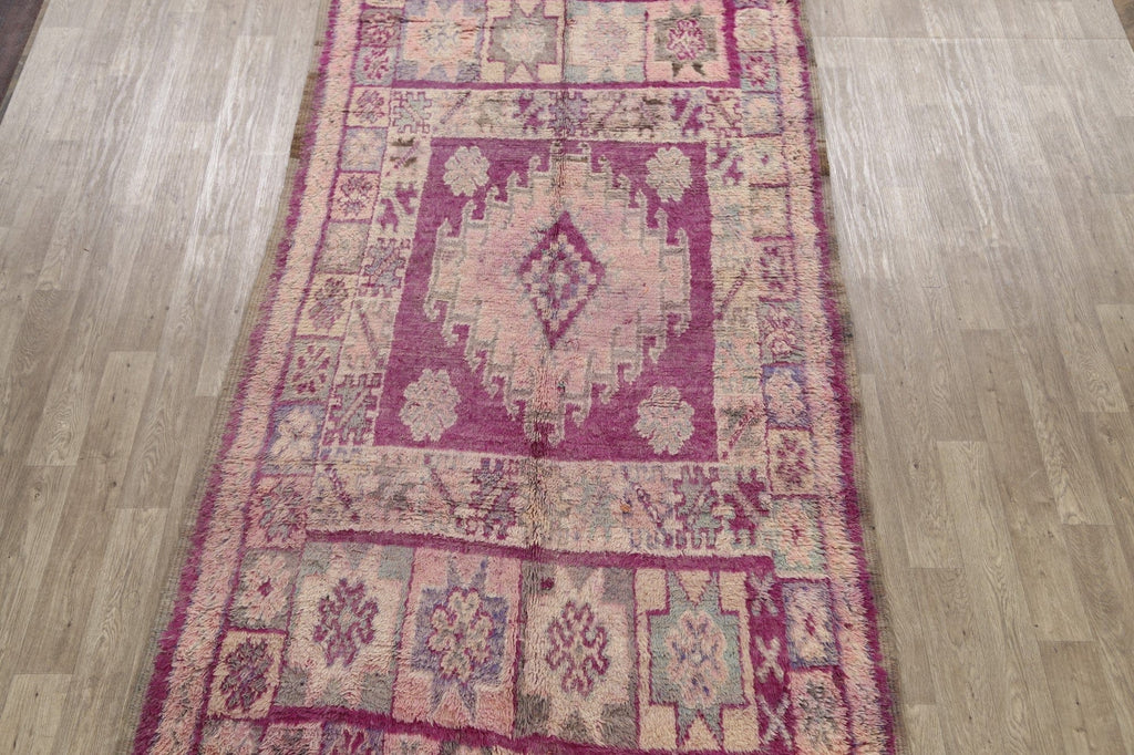 Antique Tribal Moroccan Oriental Area Rug 6x12