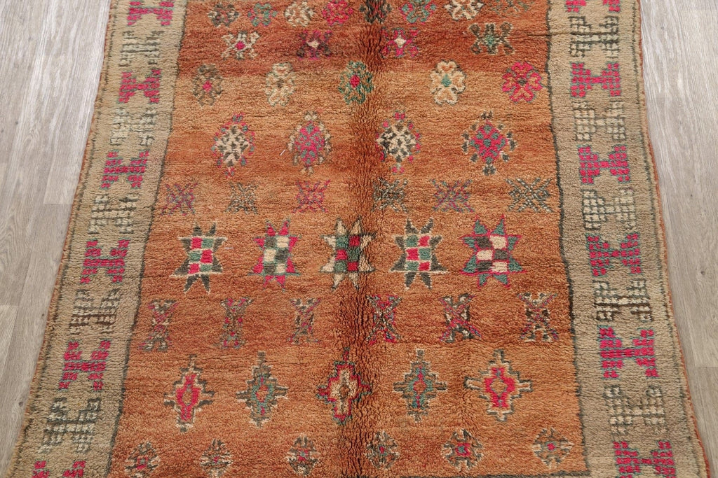 Tribal Moroccan Oriental Area Rug 6x8