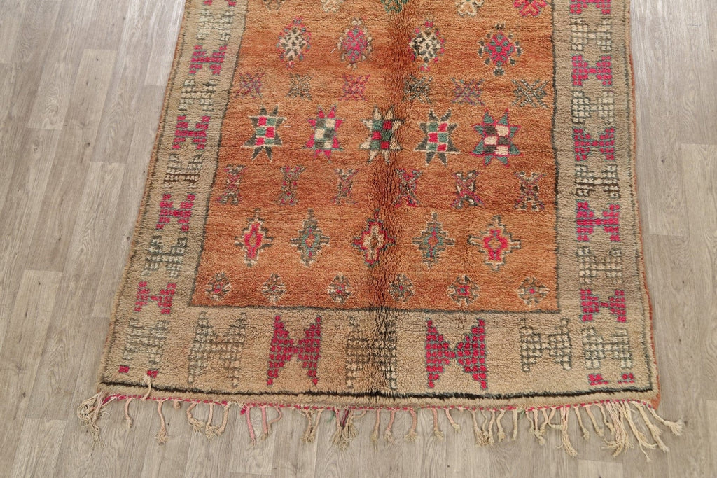 Tribal Moroccan Oriental Area Rug 6x8