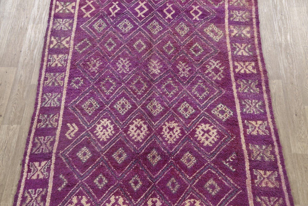 Tribal Moroccan Oriental Area Rug 6x9