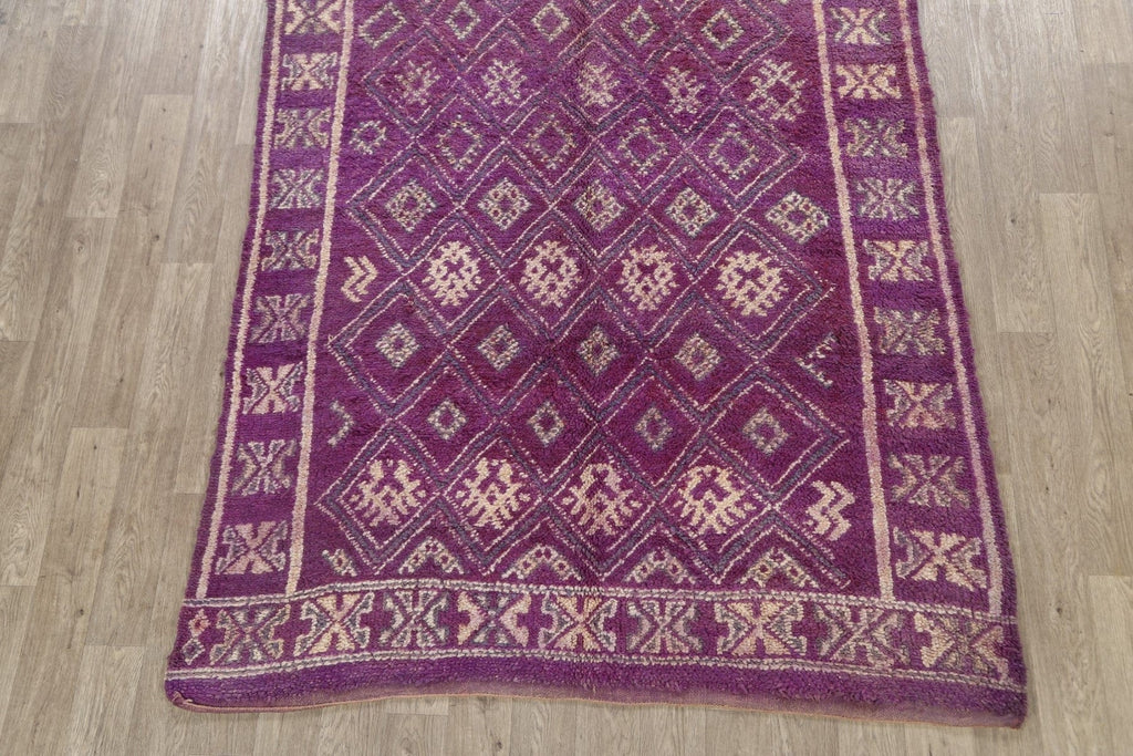 Tribal Moroccan Oriental Area Rug 6x9