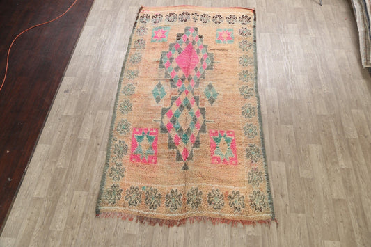 Tribal Moroccan Oriental Area Rug 6x11