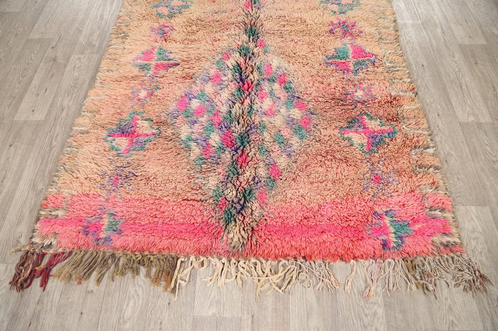 Tribal Moroccan Oriental Runner Rug 5x15