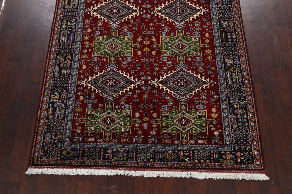 Tribal Geometric Yalameh Persian Area Rug 7x9