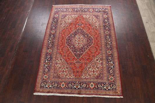 Geometric Tabriz Persian Area Rug 7x10