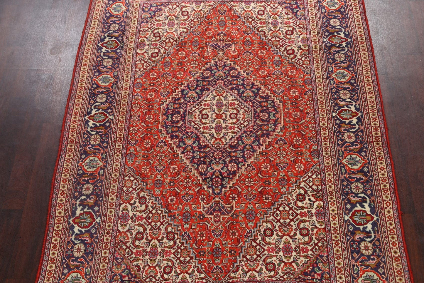 Geometric Tabriz Persian Area Rug 7x10