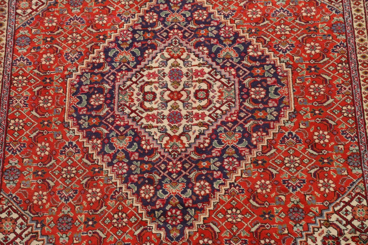 Geometric Tabriz Persian Area Rug 7x10