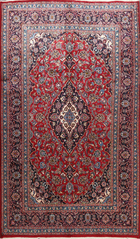 Traditional Mashad Persian Area Rug 7x10
