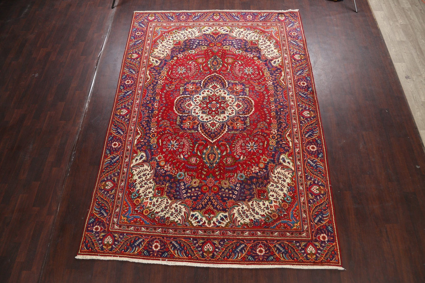 Floral Tabriz Persian Area Rug 8x11