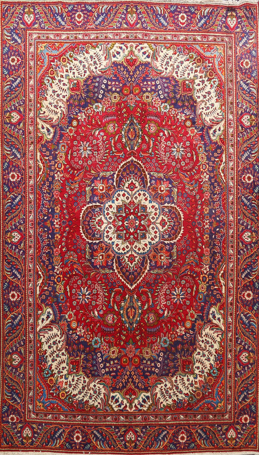 Floral Tabriz Persian Area Rug 8x11