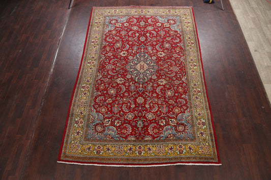 Floral Tabriz Persian Area Rug 7x11