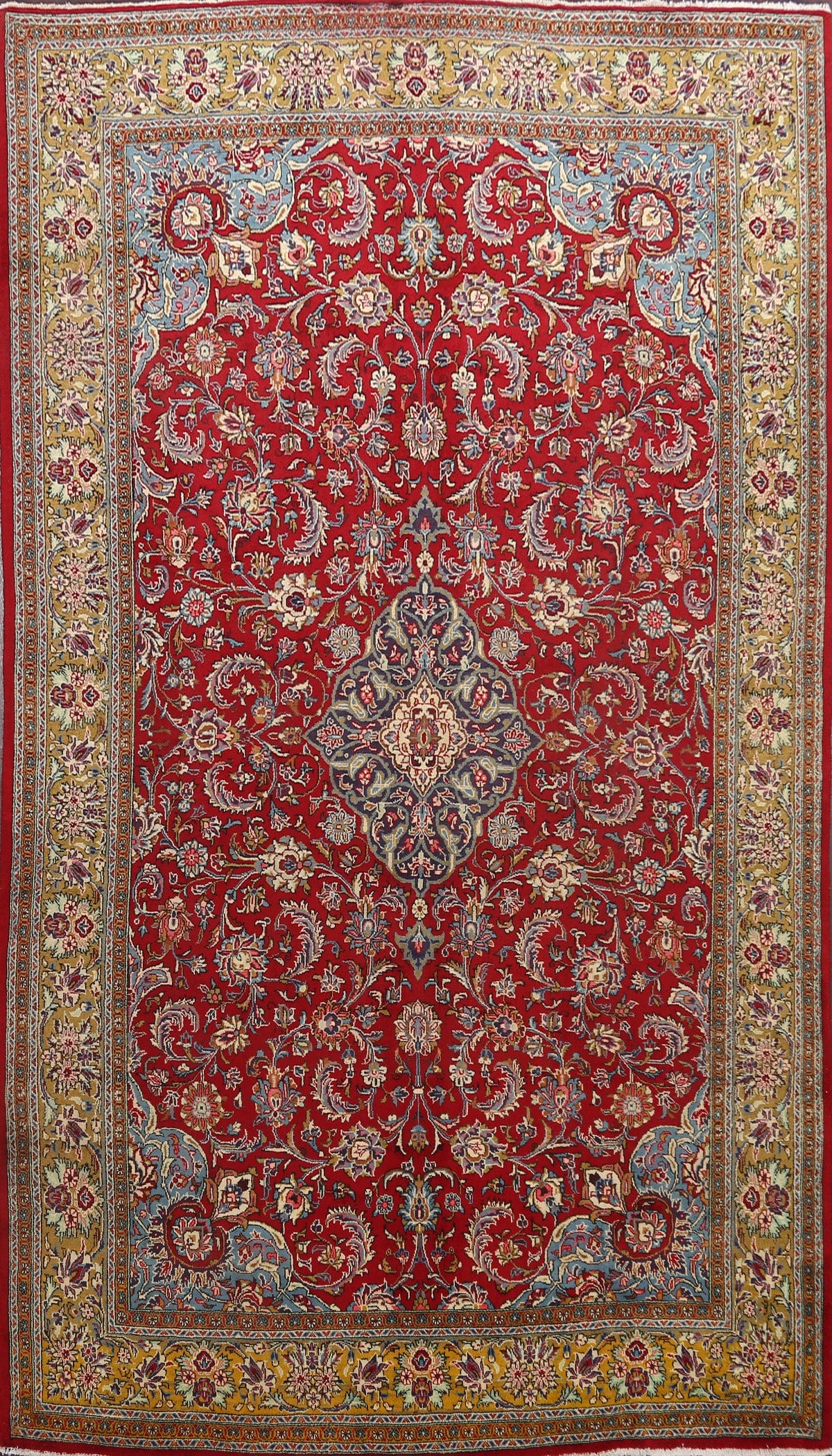 Floral Tabriz Persian Area Rug 7x11