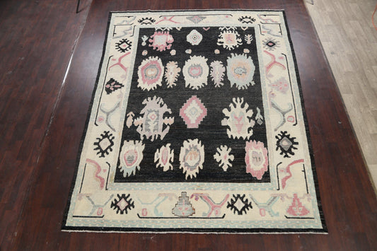 Geometric Oushak Oriental Area Rug 9x11