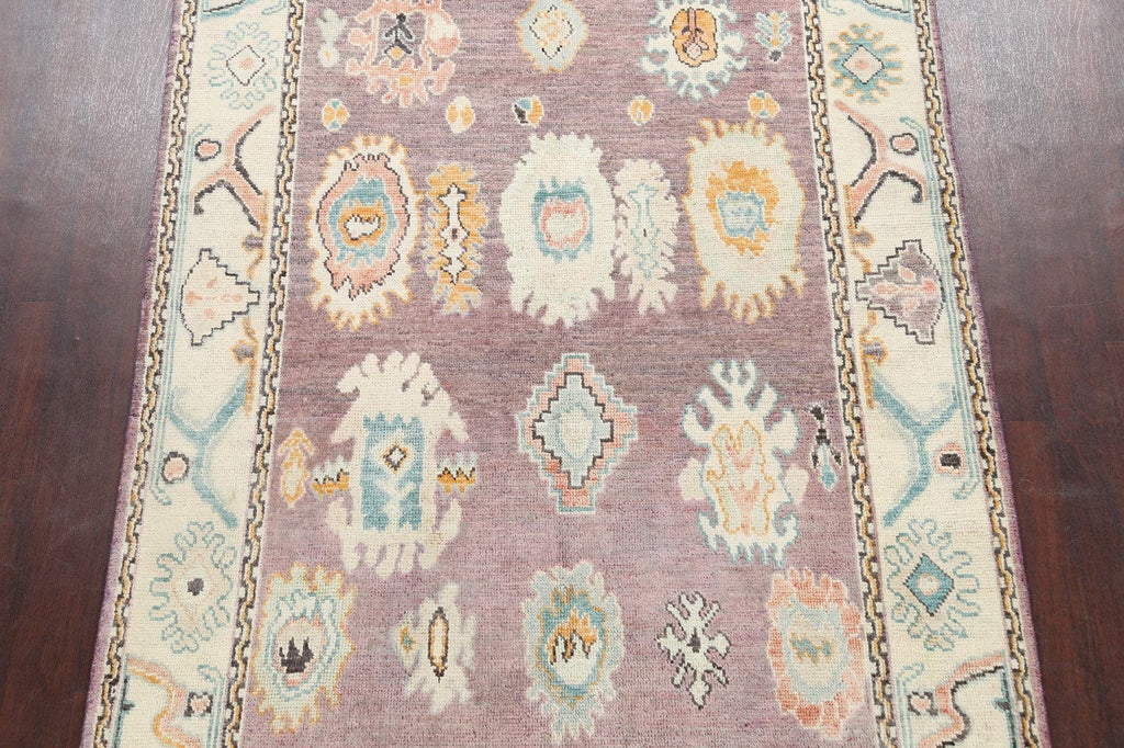 Geometric Oushak Oriental Area Rug 6x8