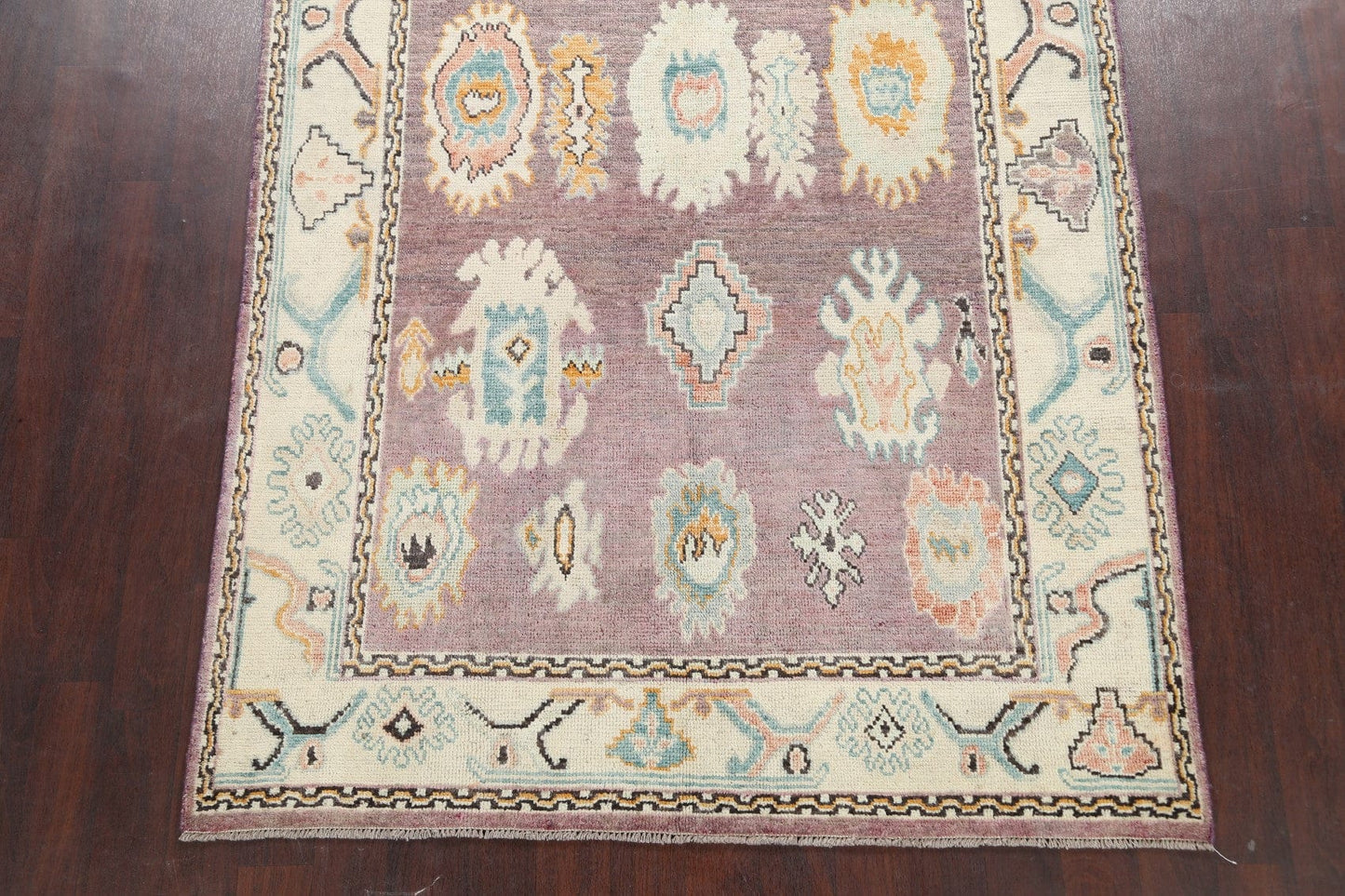 Geometric Oushak Oriental Area Rug 6x8