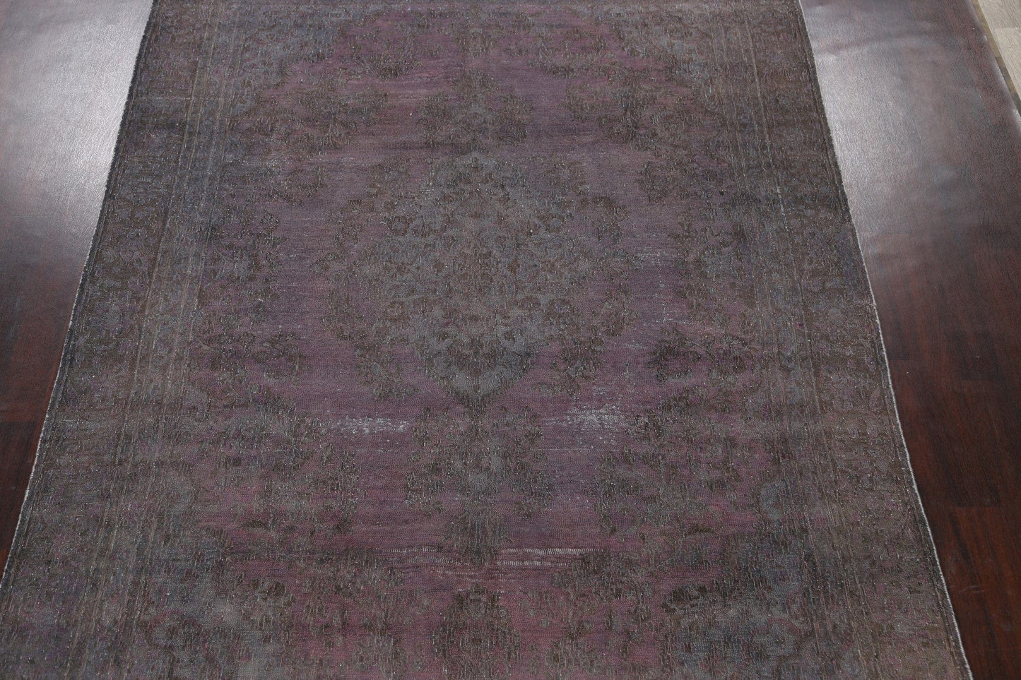 Distressed Over-dye Tabriz Persian Area Rug 8x12