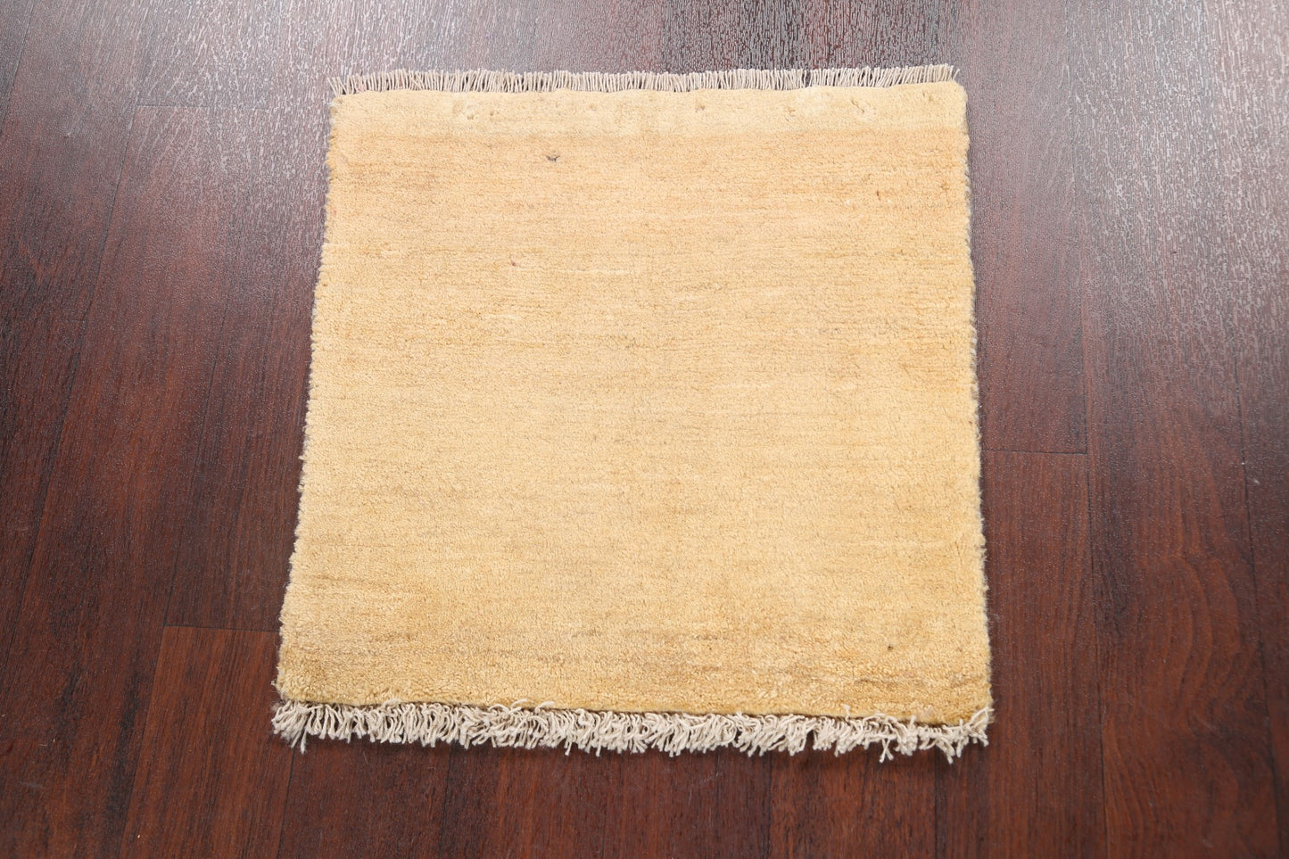 Solid Gabbeh Persian Area Rug 2x2 Square