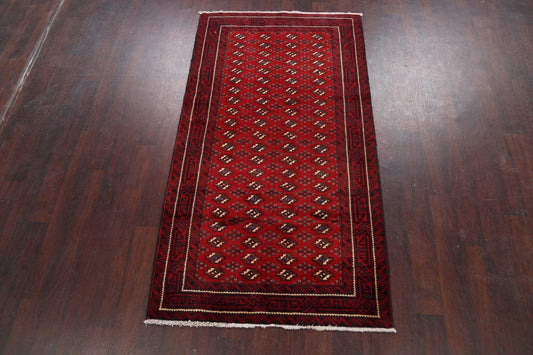 Geometric Turkoman Persian Area Rug 4x7