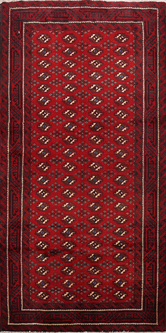 Geometric Turkoman Persian Area Rug 4x7