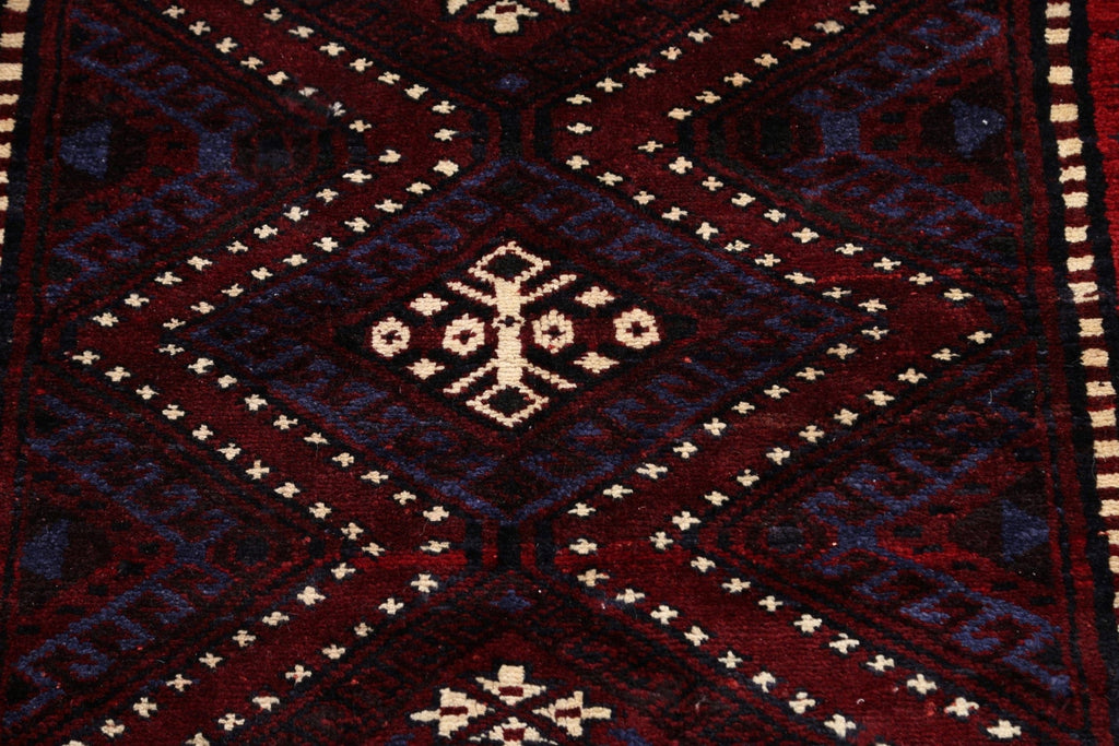 Tribal Shiraz Persian Area Rug 4x5