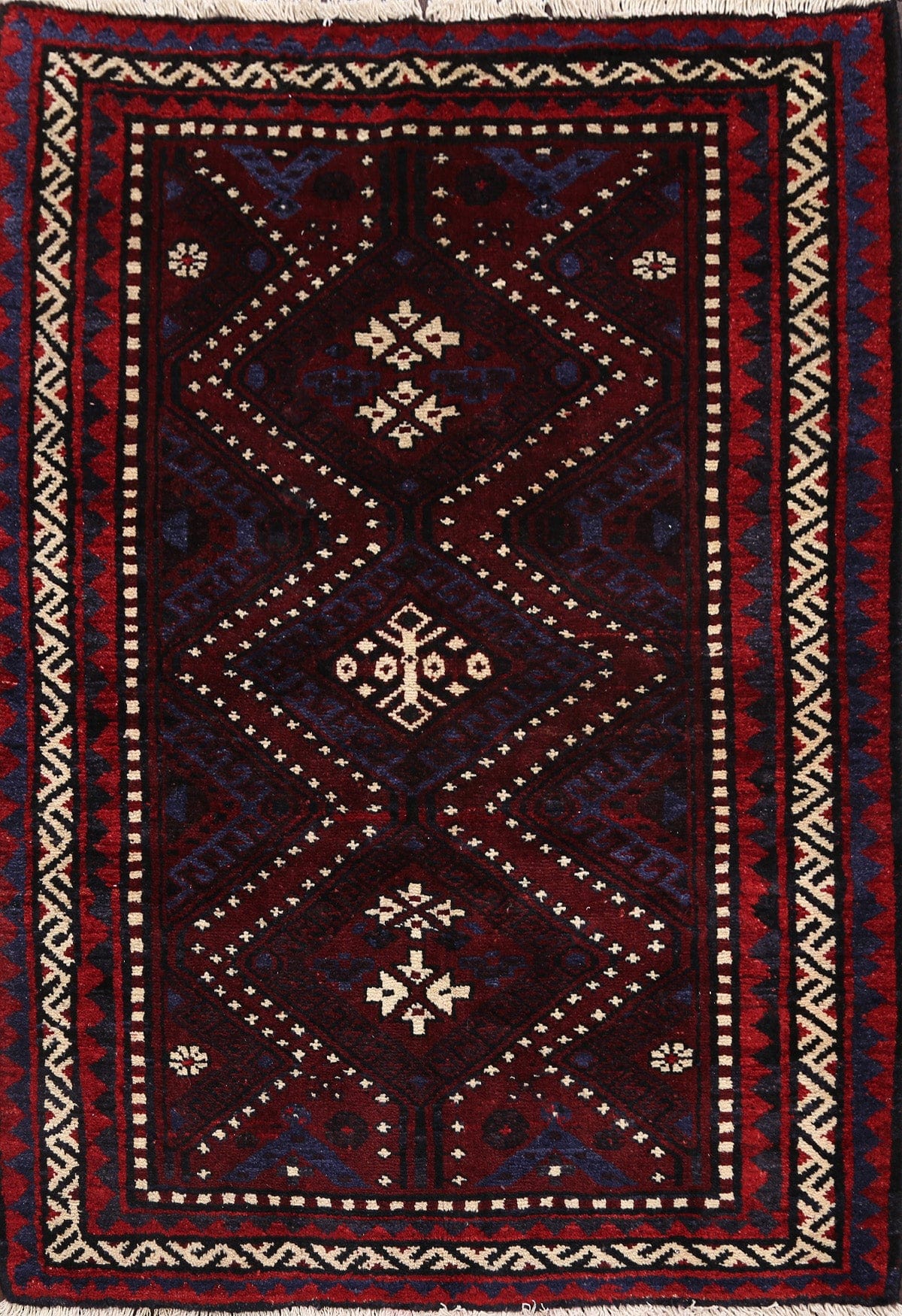 Tribal Shiraz Persian Area Rug 4x5