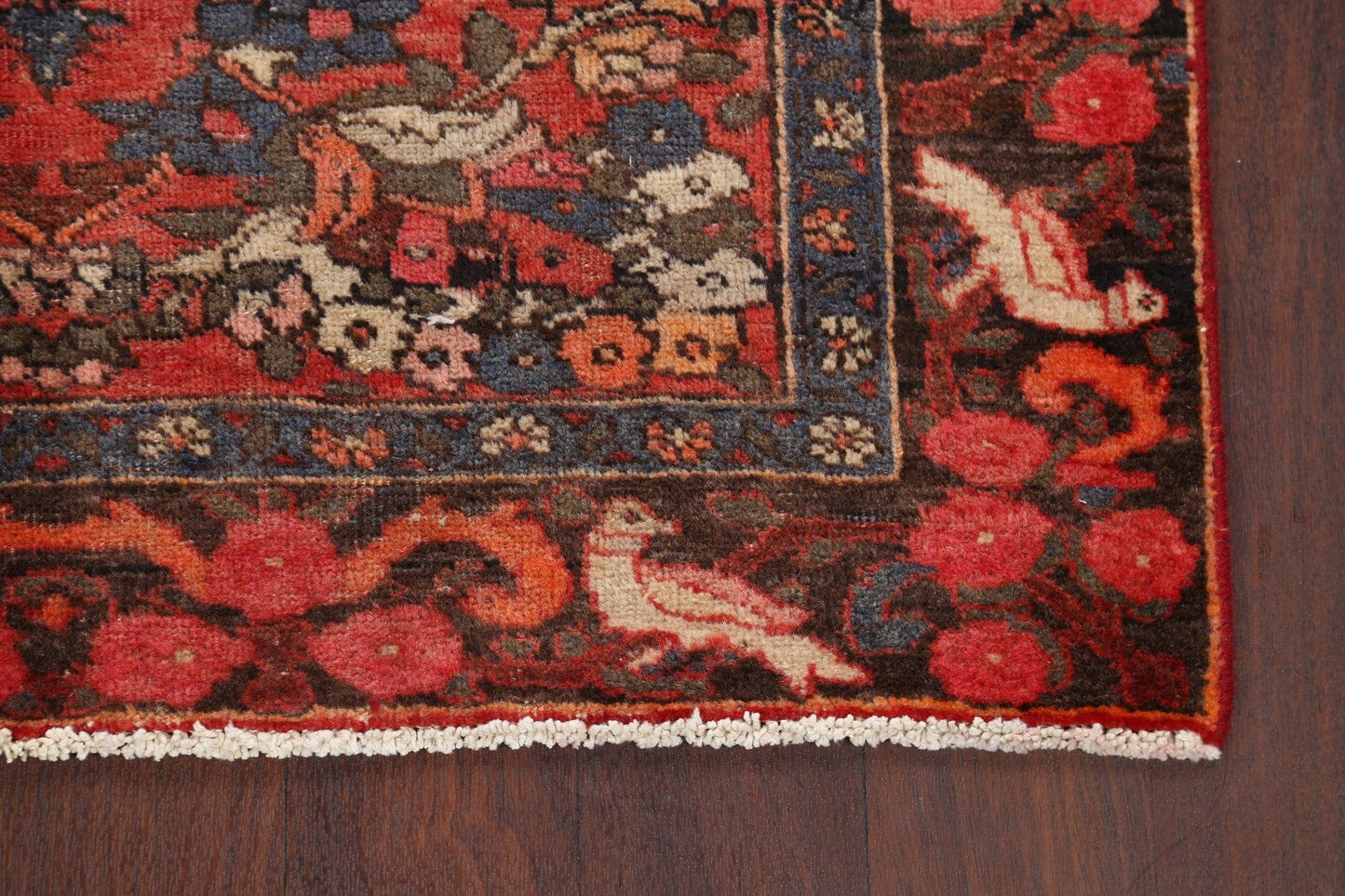 Floral Hamedan Persian Area Rug 4x6