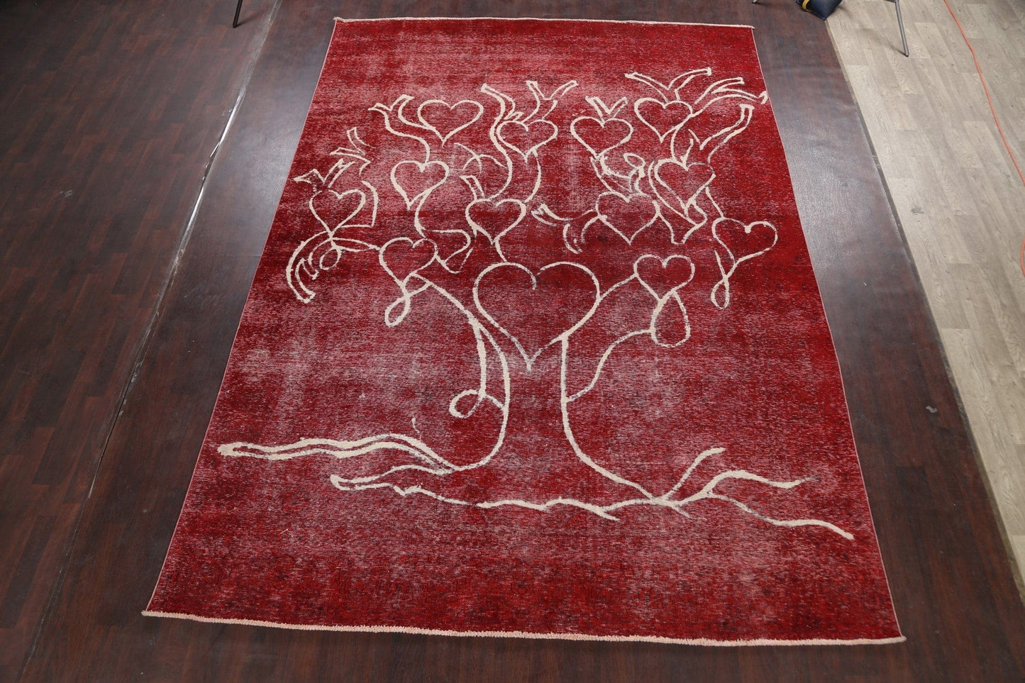 Over-dyed Tabriz Persian Area Rug 9x12