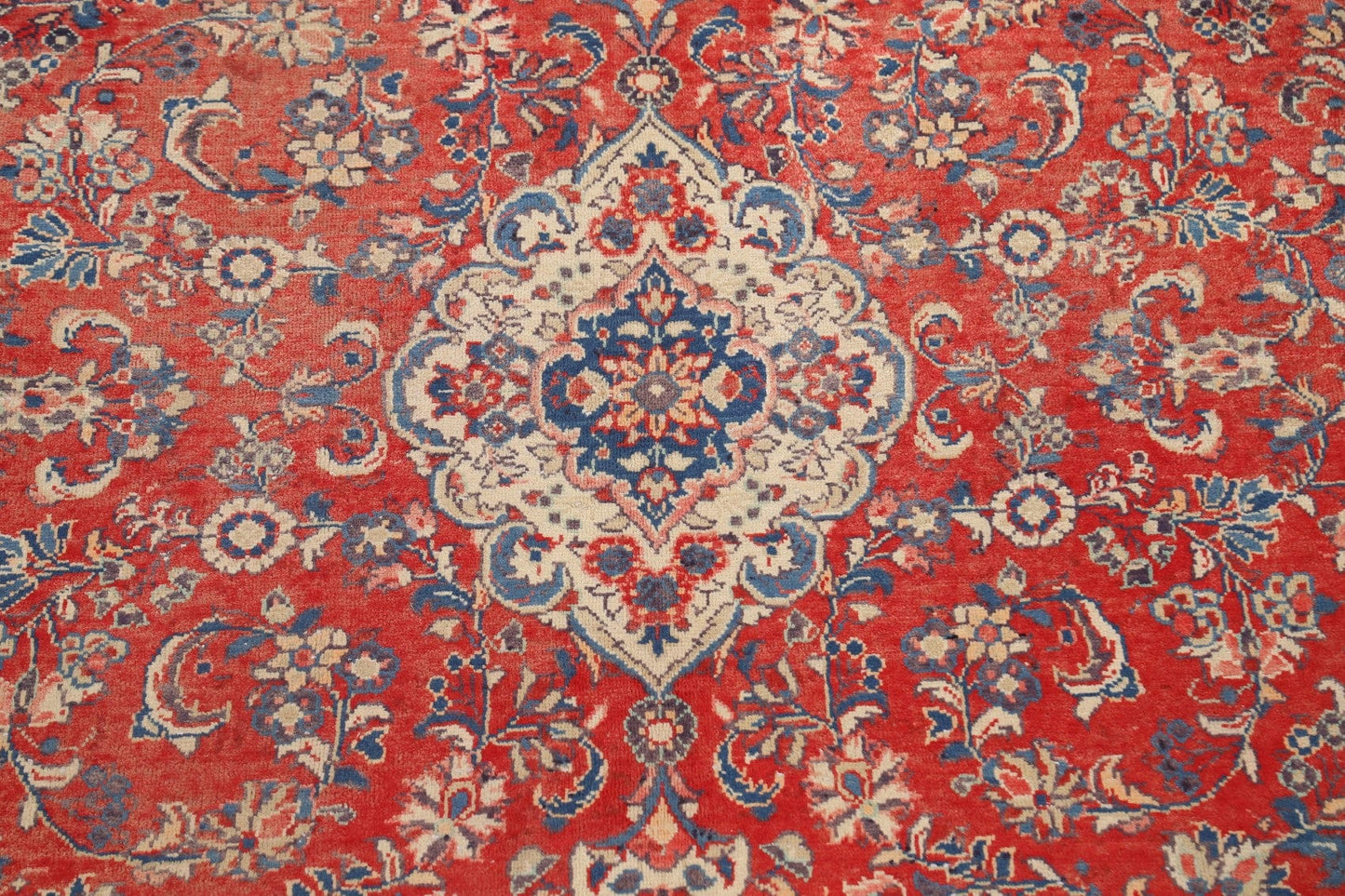 Floral Sarouk Persian Area Rug 7x11