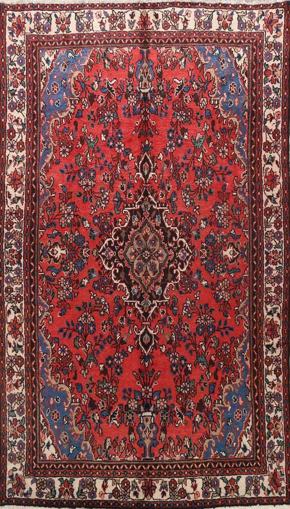 Floral Hamedan Persian Area Rug 7x10