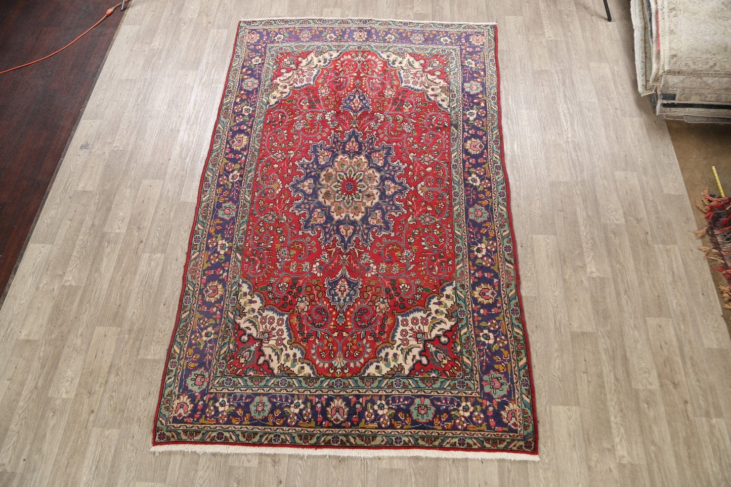 Floral Tabriz Persian Area Rug 6x10