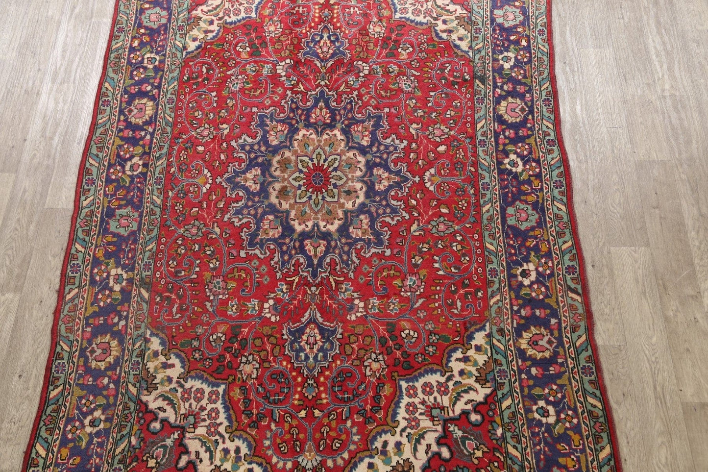 Floral Tabriz Persian Area Rug 6x10