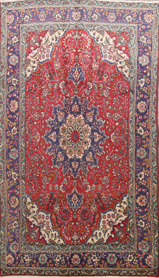 Floral Tabriz Persian Area Rug 6x10