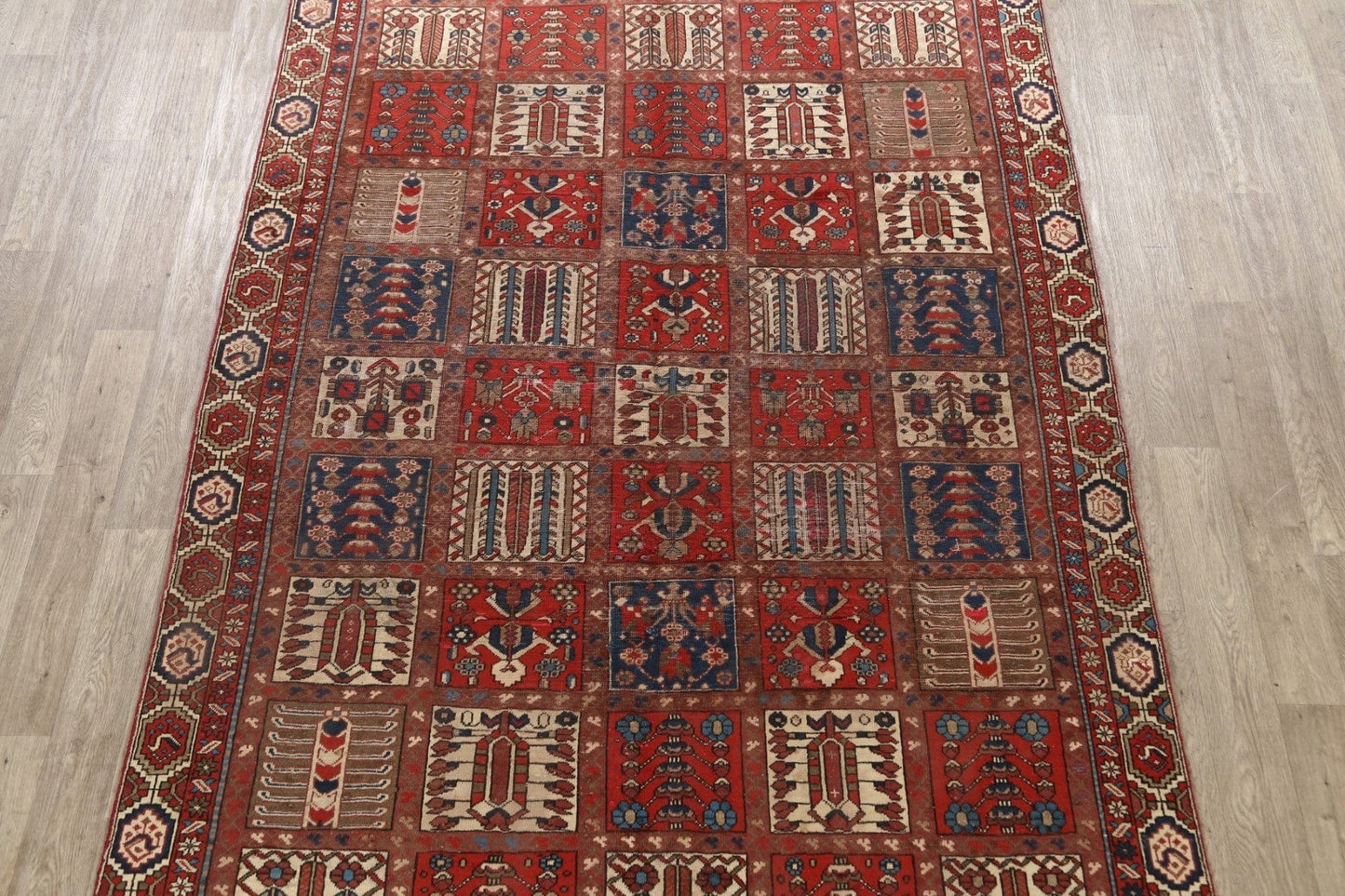 Garden Design Bakhtiari Persian Area Rug 7x10